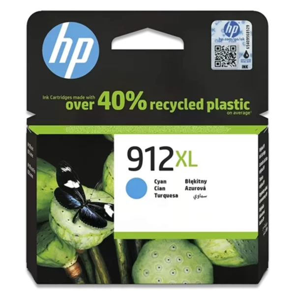 HP 912XL High Yield Cyan Ink Cartridge