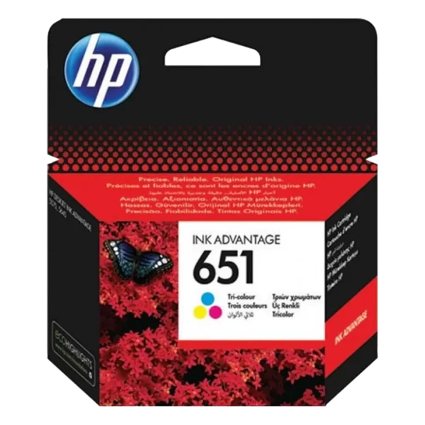 HP 651 Tri-Colour Ink Cartridge