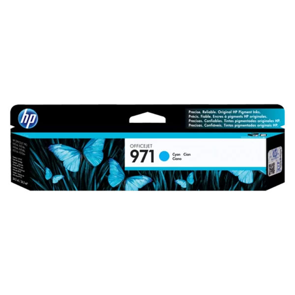 HP 971 Cyan Ink Cartridge