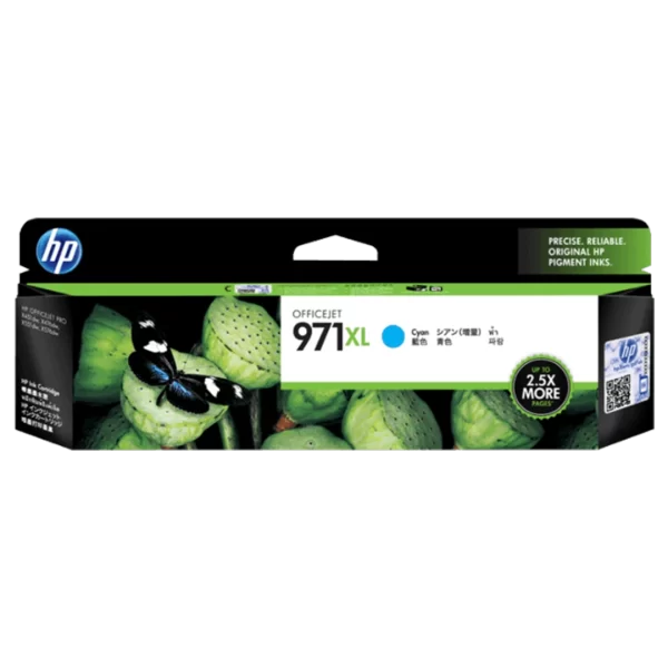 HP 971XL High Yield Cyan Ink Cartridge