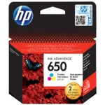 HP 650 Tri-Colour Ink Advantage Cartridge