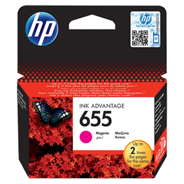 HP 655 Magenta Ink Advantage Cartridge