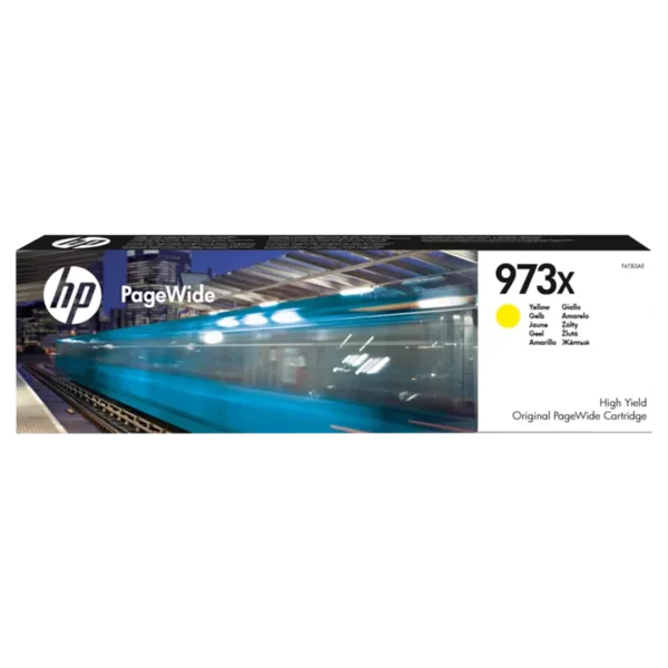 HP 973X High Yield Yellow Original Pagewide Cartridge