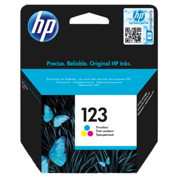 HP 123 Tri-Colour Ink Cartridge
