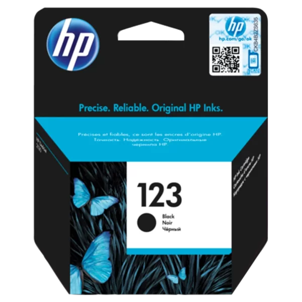 HP 123 Black Ink Cartridge