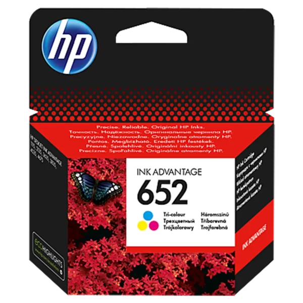 HP 652 Tri-Colour Ink Advantage Cartridge
