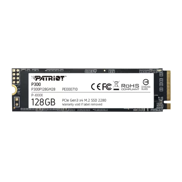 Patriot P300 128GB M.2 PCIe NVMe SSD