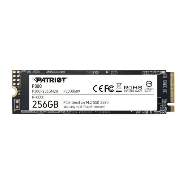 Patriot P300 256GB M.2 PCIe NVMe SSD
