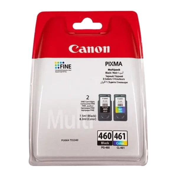 Canon PG460BK and CL461 Multipack Ink Cartridge