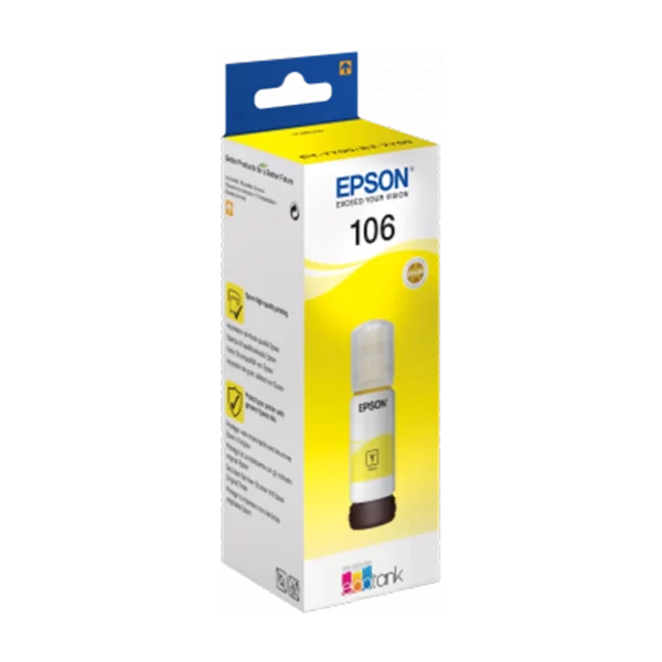 Epson 106 Ecotank Yellow Black Ink Bottle