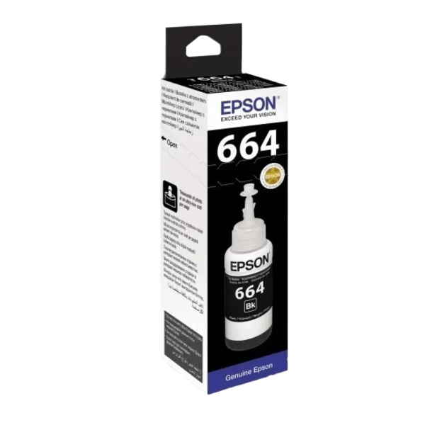 Epson T6641 Black Ink Bottle 70ML