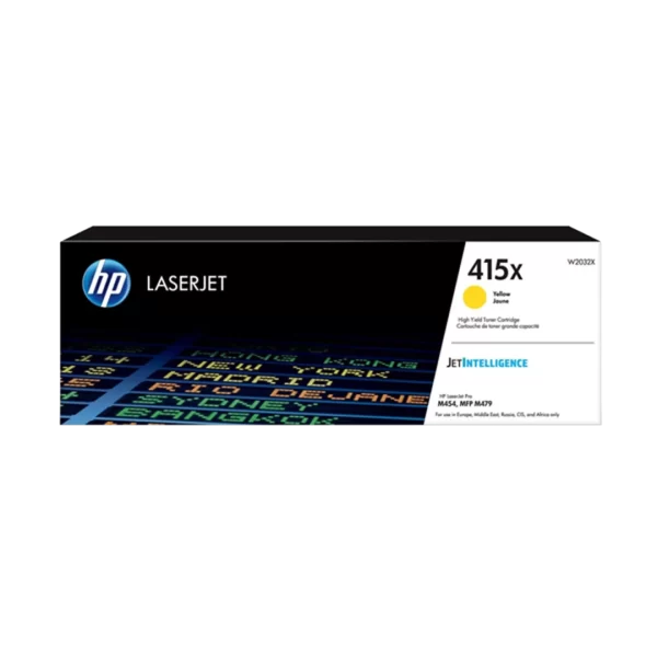 HP 415X Yellow Laserjet Toner Cartridge