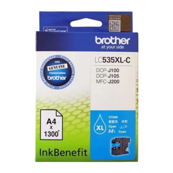 Brother LC535 XL Cyan Ink Cartridge