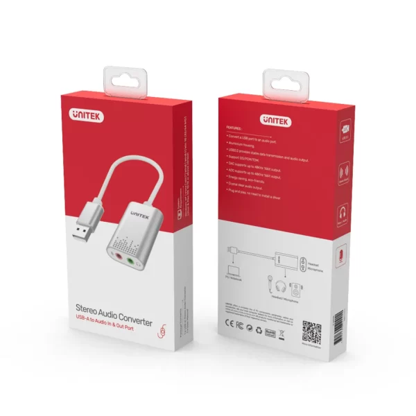 Unitek USB 2.0 External Sound Card Adapter - Image 4