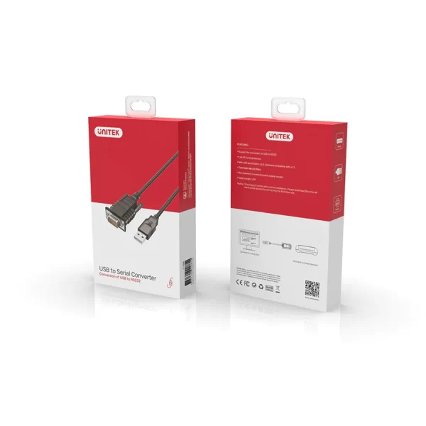 Unitek USB 2.0 to Serial RS232 Cable - Image 4