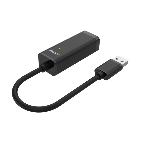 Unitek USB 3.0 to Gigabit Ethernet Adapter in Black - Image 2