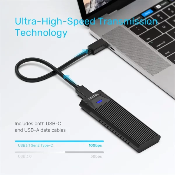 Unitek SolidForce NVMe M.2 SSD 10Gbps Enclosure - Image 2
