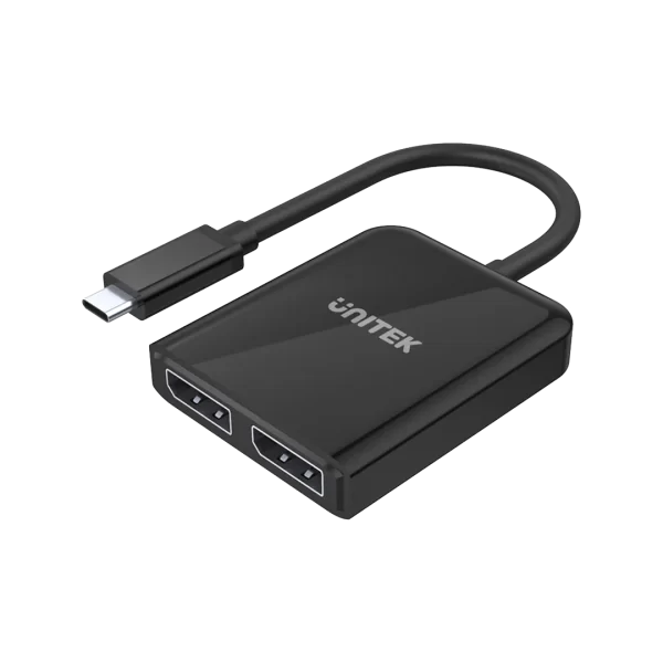 Unitek 8K USB-C to Dual DisplayPort Adapter