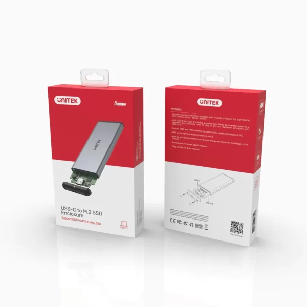 Unitek USB3.0 M.2 SSD (NGFF/SATA) Enclosure - Image 4