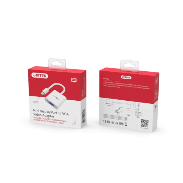 Unitek Mini DisplayPort to VGA Adapter - Image 4