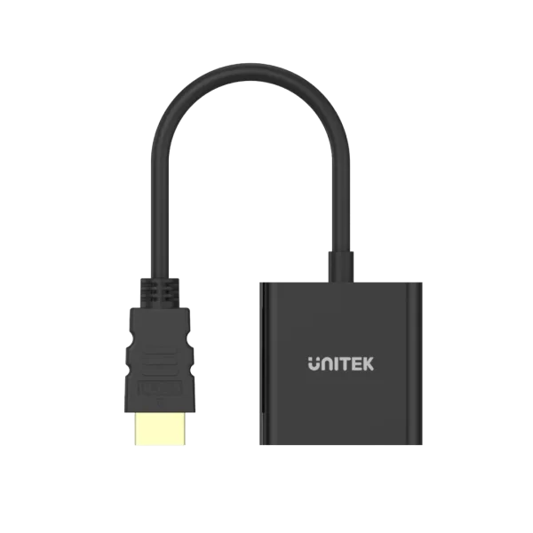 Unitek HDMI to VGA Adapter with 3.5mm for Stereo Audio - Image 3