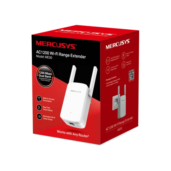 Mercusys ME30 AC1200 Wi-Fi Range Extender - Image 3