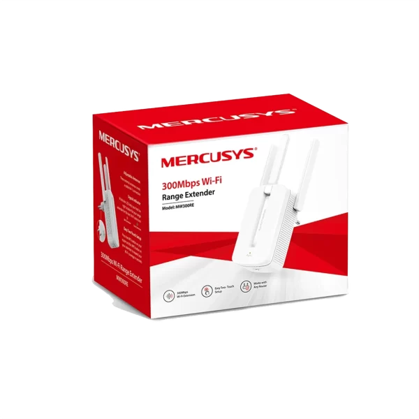 Mercusys MW300RE 300Mbps Wi-Fi Range Extender - Image 3