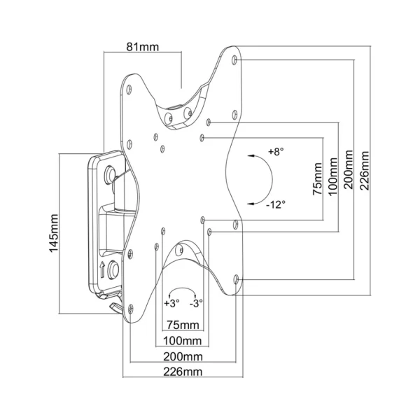 23-42 Inch Modular Full-Motion TV Wall Mount - Image 2