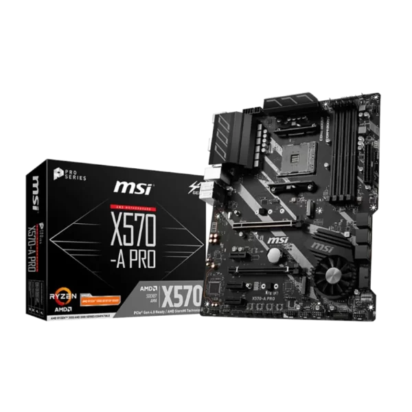 MSI X570-A PRO AMD ATX Gaming Motherboard