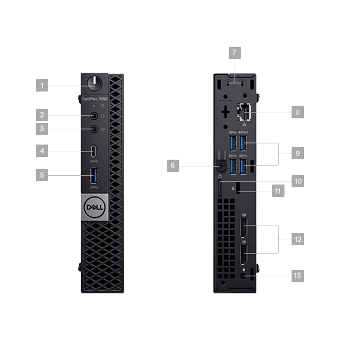 Dell OptiPlex 7050 D10U Intel Core i5 6th Micro