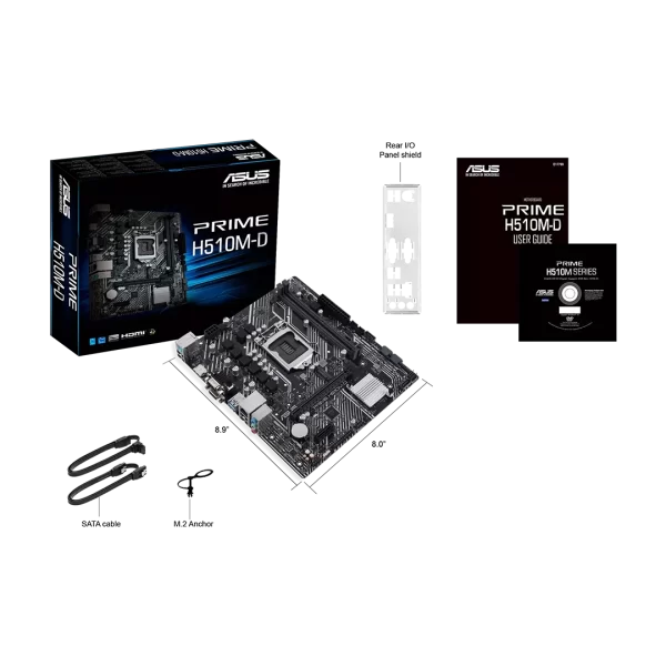 Asus Prime H510M-D Intel LGA1200 Motherboard - Image 3