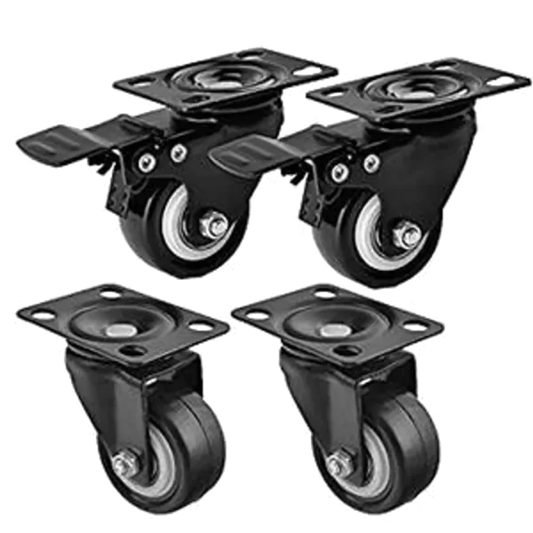 RCT Set of 4x Castor Wheels 2x Lockable