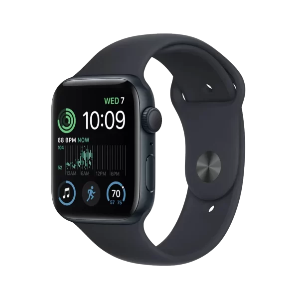 Apple Watch SE GPS 44mm Midnight Aluminium w Midnight - Image 2