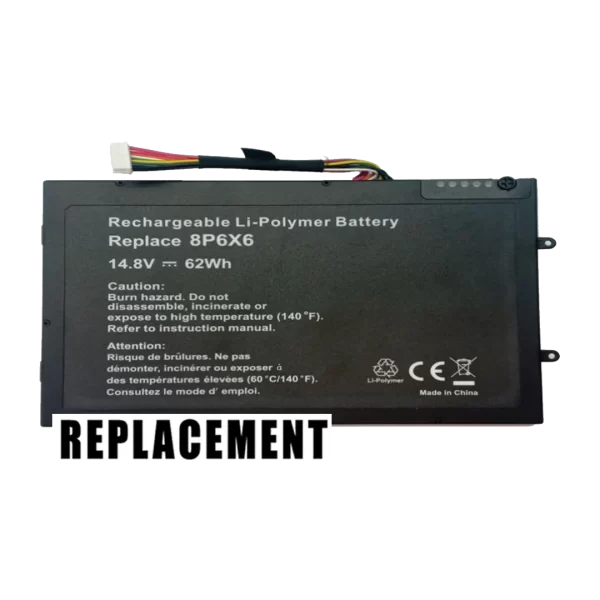 14.8v 4200mah Laptop Battery For Dell Alienware MX11X