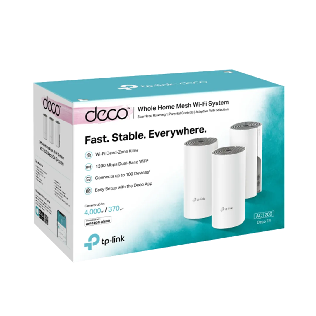 TP-Link Deco E4 Home Wi-Fi System - 3 Pack