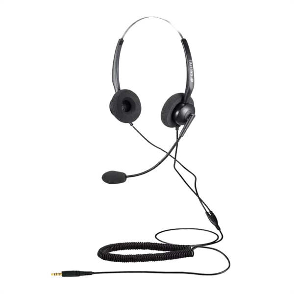 Calltel T800 Stereo Headset - Noise-Cancelling Mic - 3.5mm Jack