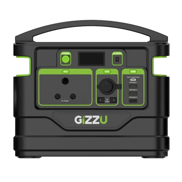 GIZZU 518Wh Portable Power Station 1 x 3 Prong SA Plug Point - Image 2