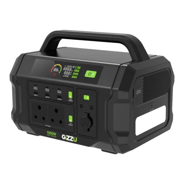 GIZZU Challenger Pro 1120Wh/1000w UPS Fast Charge LifePO4