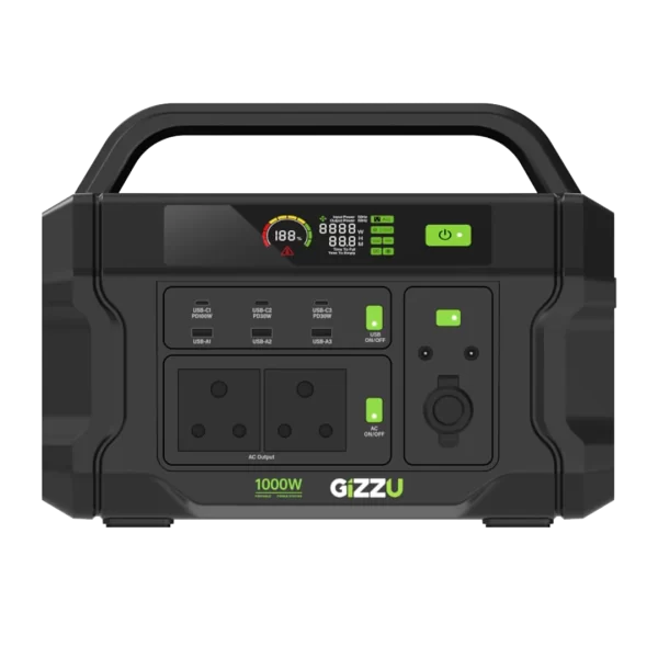GIZZU Challenger Pro 1120Wh/1000w UPS Fast Charge LifePO4 - Image 3