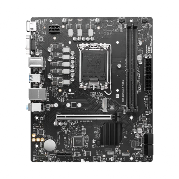 MSI H610M-E PRO Intel LGA1700 M-ATX Motherboard - Image 2