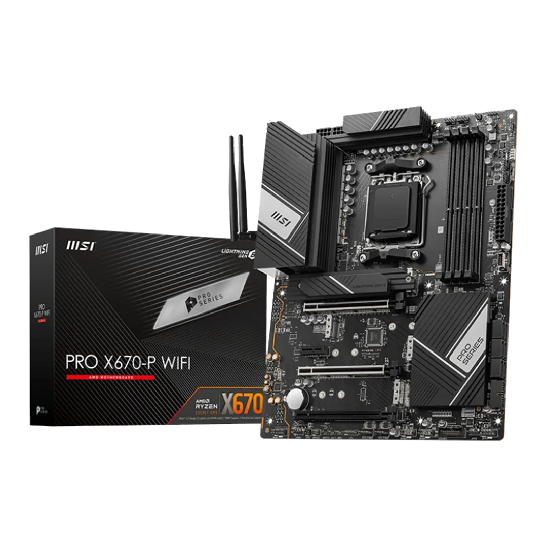MSI Pro X670 P WiFi AMD AM5 ATX Gaming Motherboard HowzitSA
