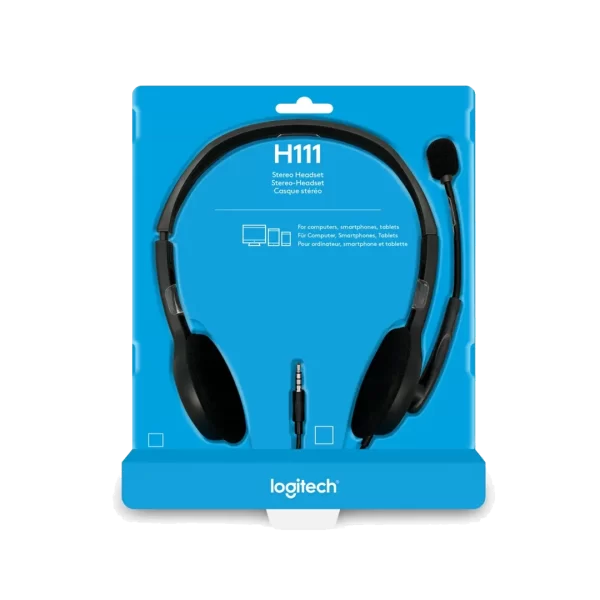 Logitech Headset H111 Analog Stereo Headset - Image 4