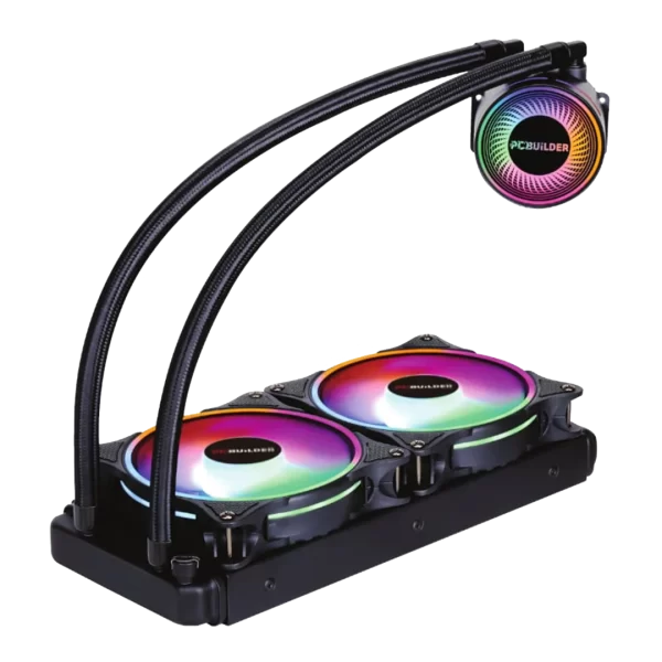 PCBuilder Hydro Chill 240MM AIO Liquid CPU Cooler ARGB