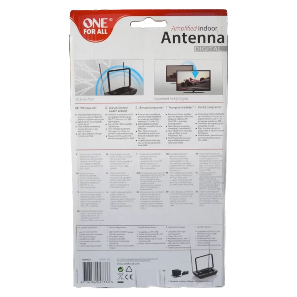 One For All Amplified Indoor Antenna SV-9125 - Image 4