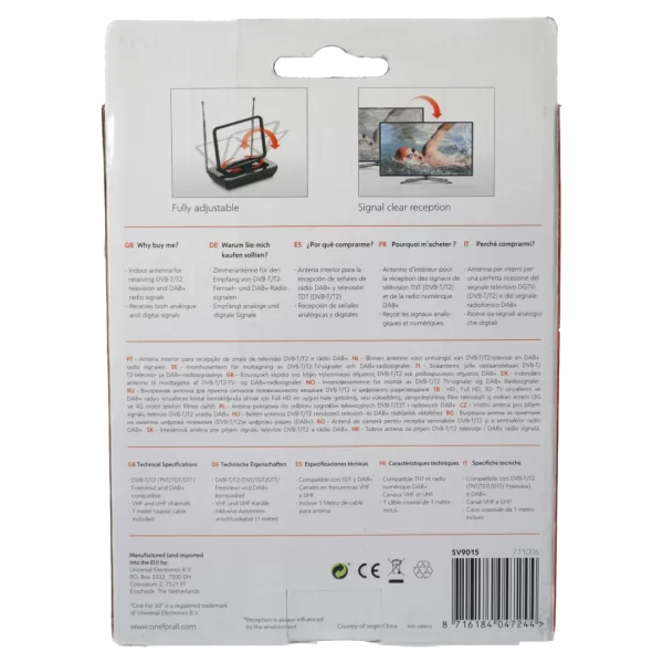 One For All Unamplified Indoor Antenna SV9015 - Image 4