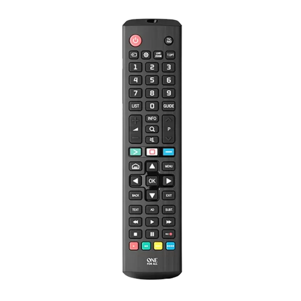 One For All Universal LG TV Remote Black (URC4911)