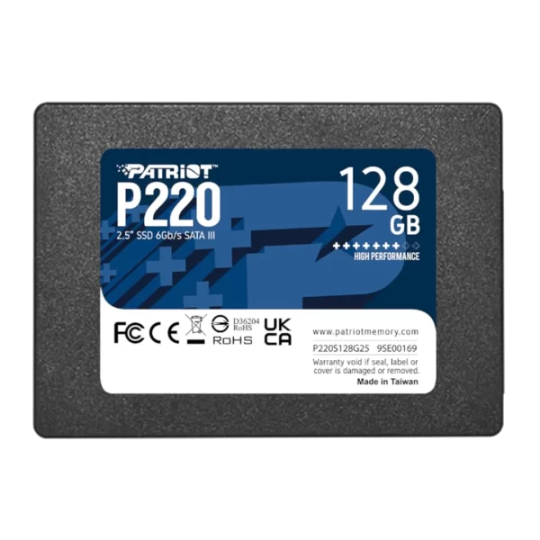 Patriot P220 128GB 2.5″ SSD