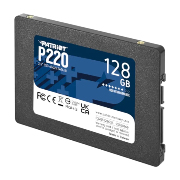 Patriot P220 128GB 2.5″ SSD - Image 2