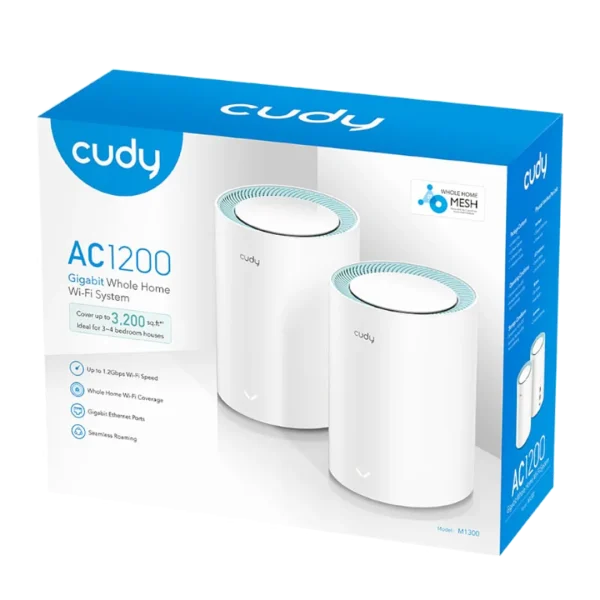 Cudy AC1200 Wi-Fi Mesh Kit 2 Pack with Gigabit - Image 2