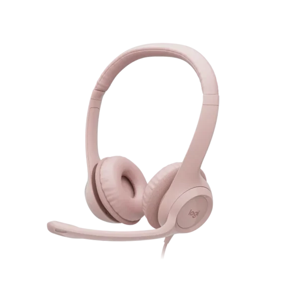 Logitech H390 USB Computer Headset - Rose